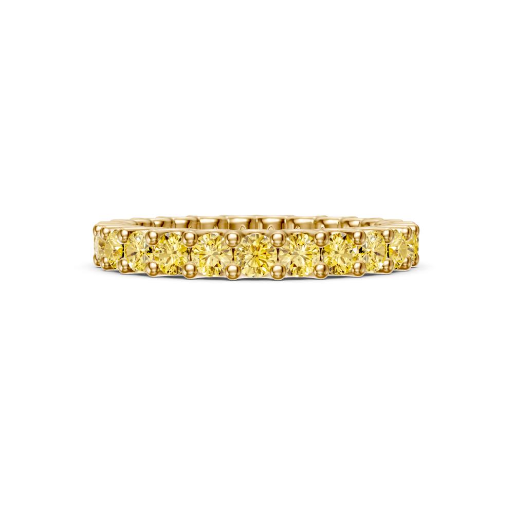 Yellow Sapphire Band Ring in Yellow Gold