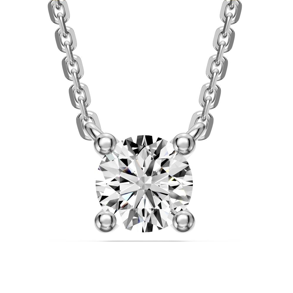 Diamond Necklace in White Gold