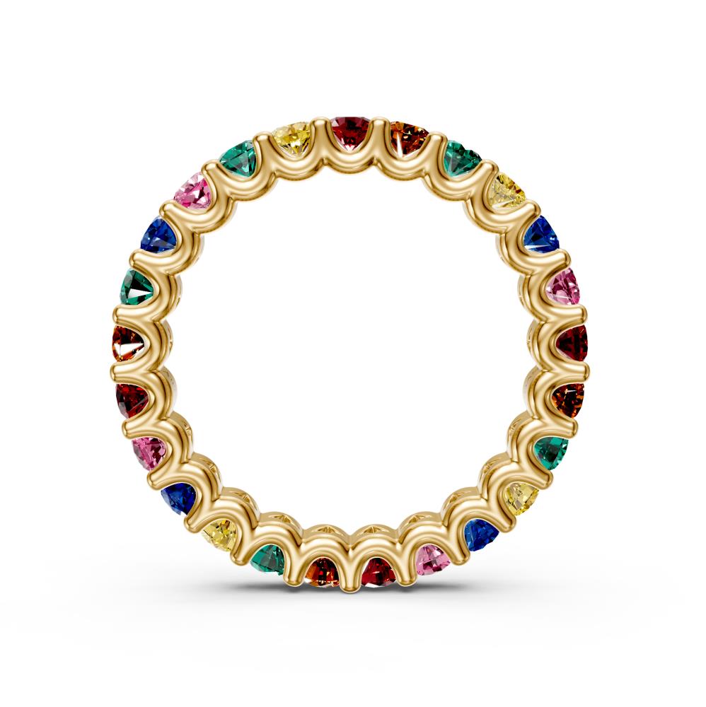 Sapphire Band Ring in Yellow Gold