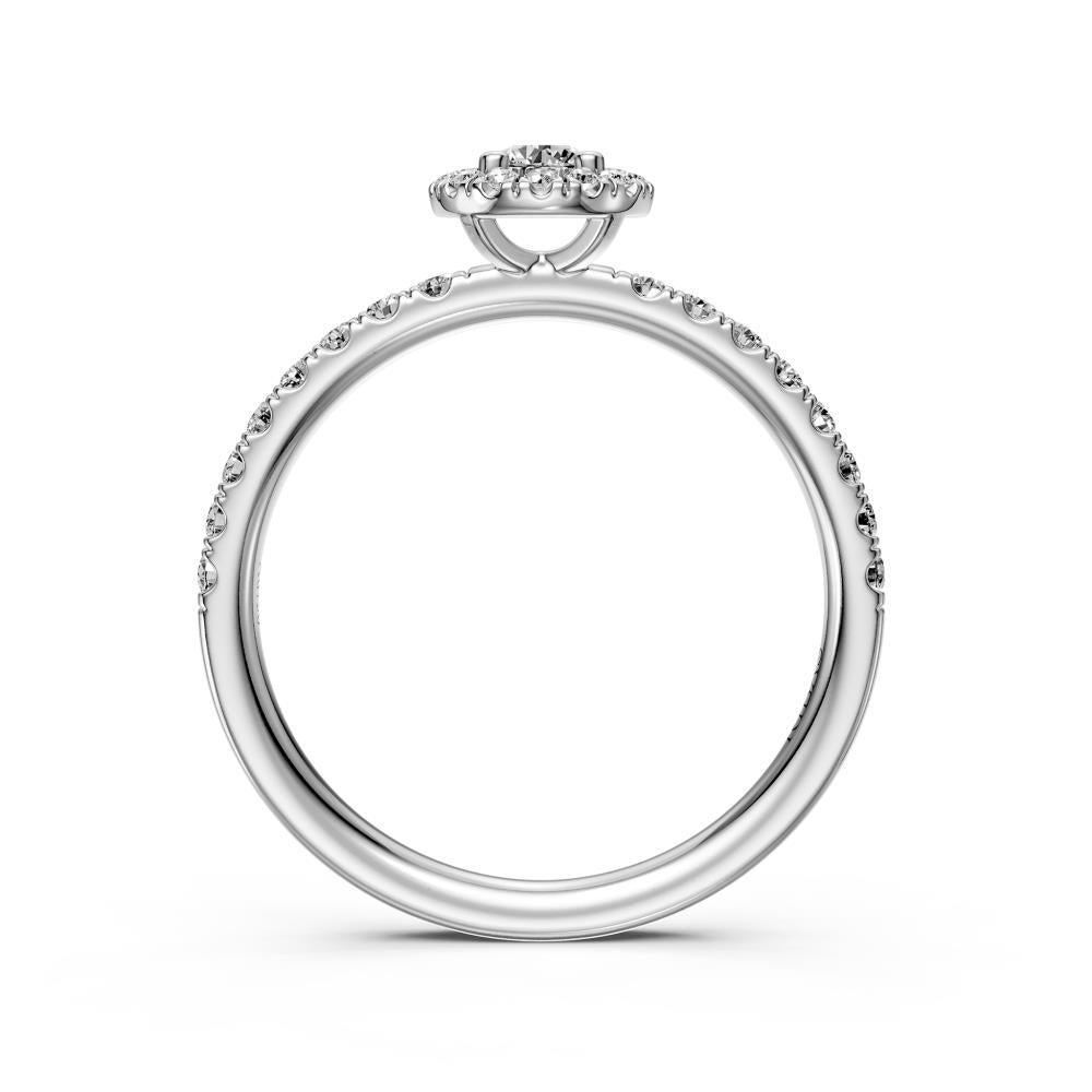 Diamond Ring in White Gold