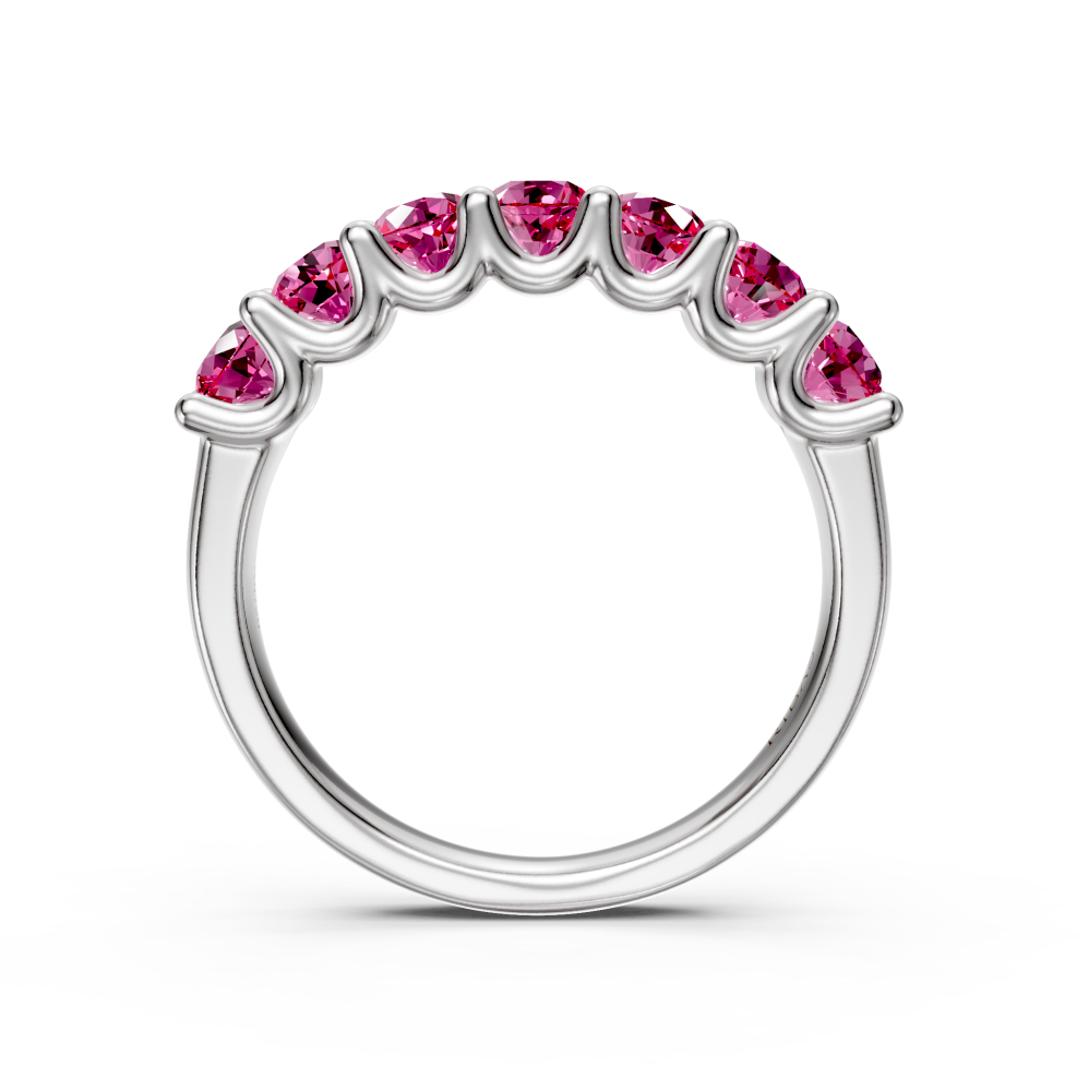 Diamond Band Ring in White Gold