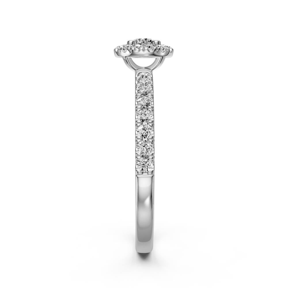 Diamond Ring in White Gold