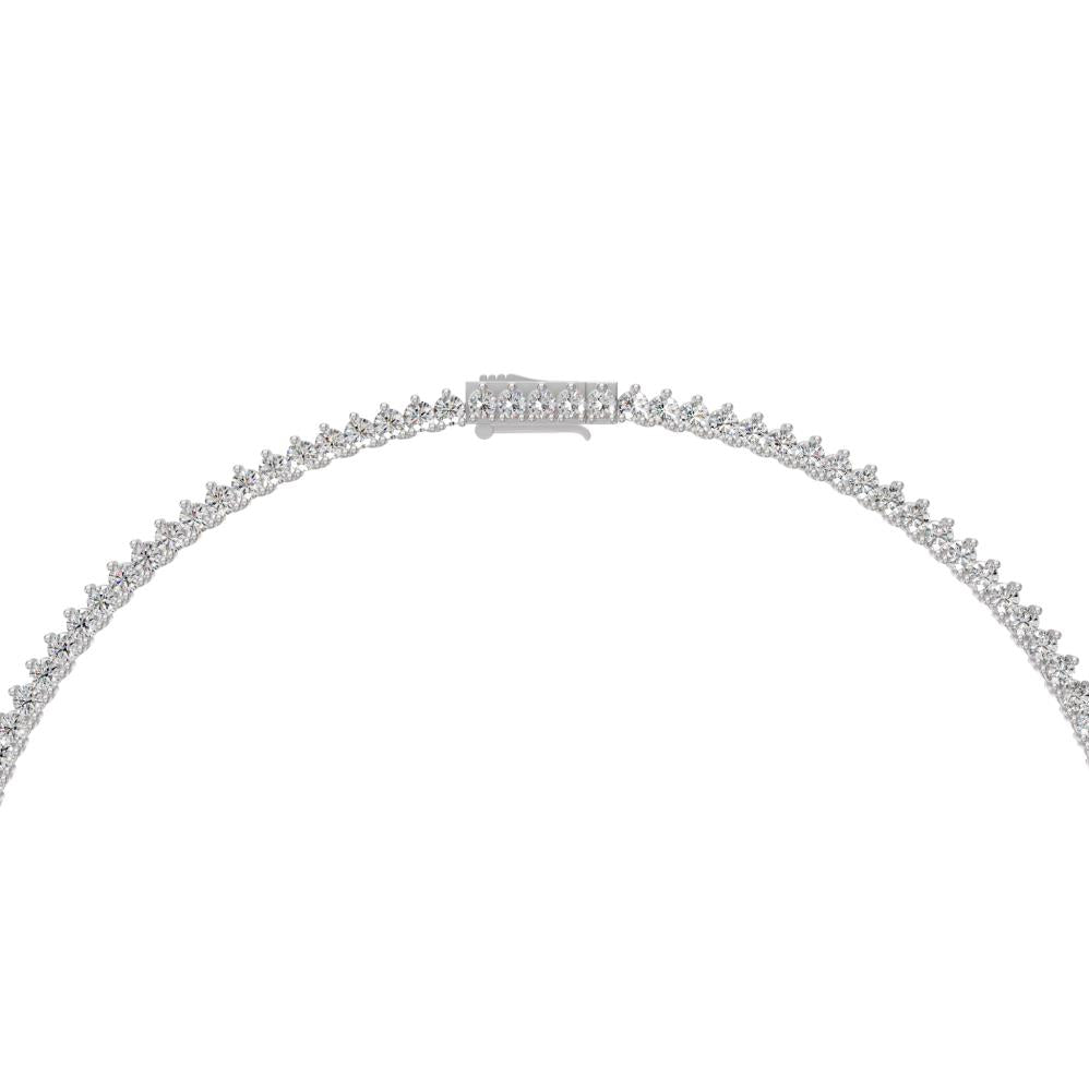Diamond Necklace in White Gold