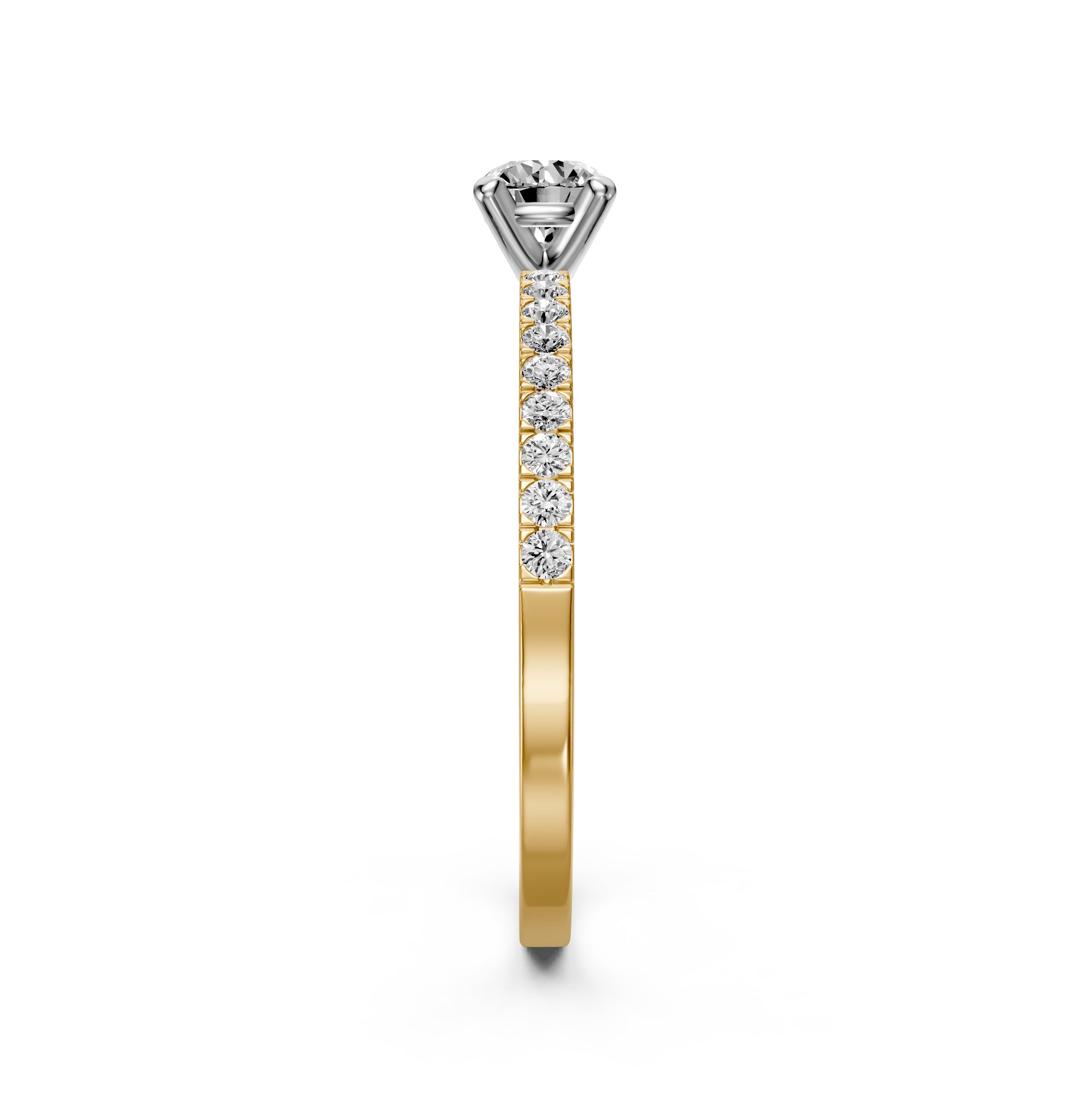 Diamond Ring in Yellow Gold