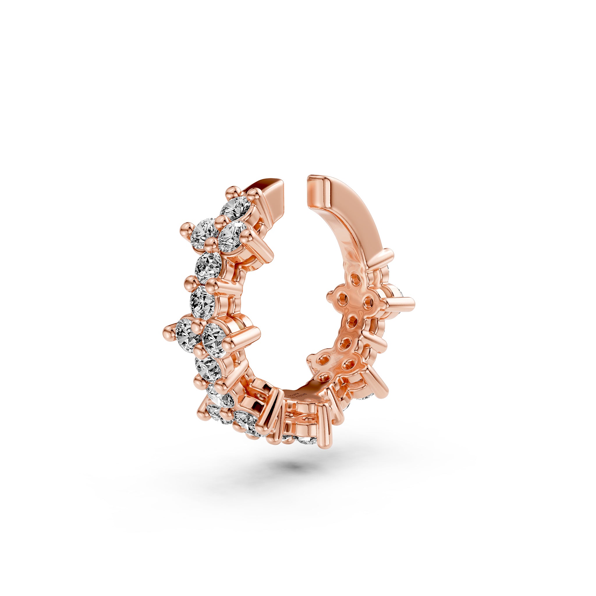 Diamond Cuff in Rose Gold