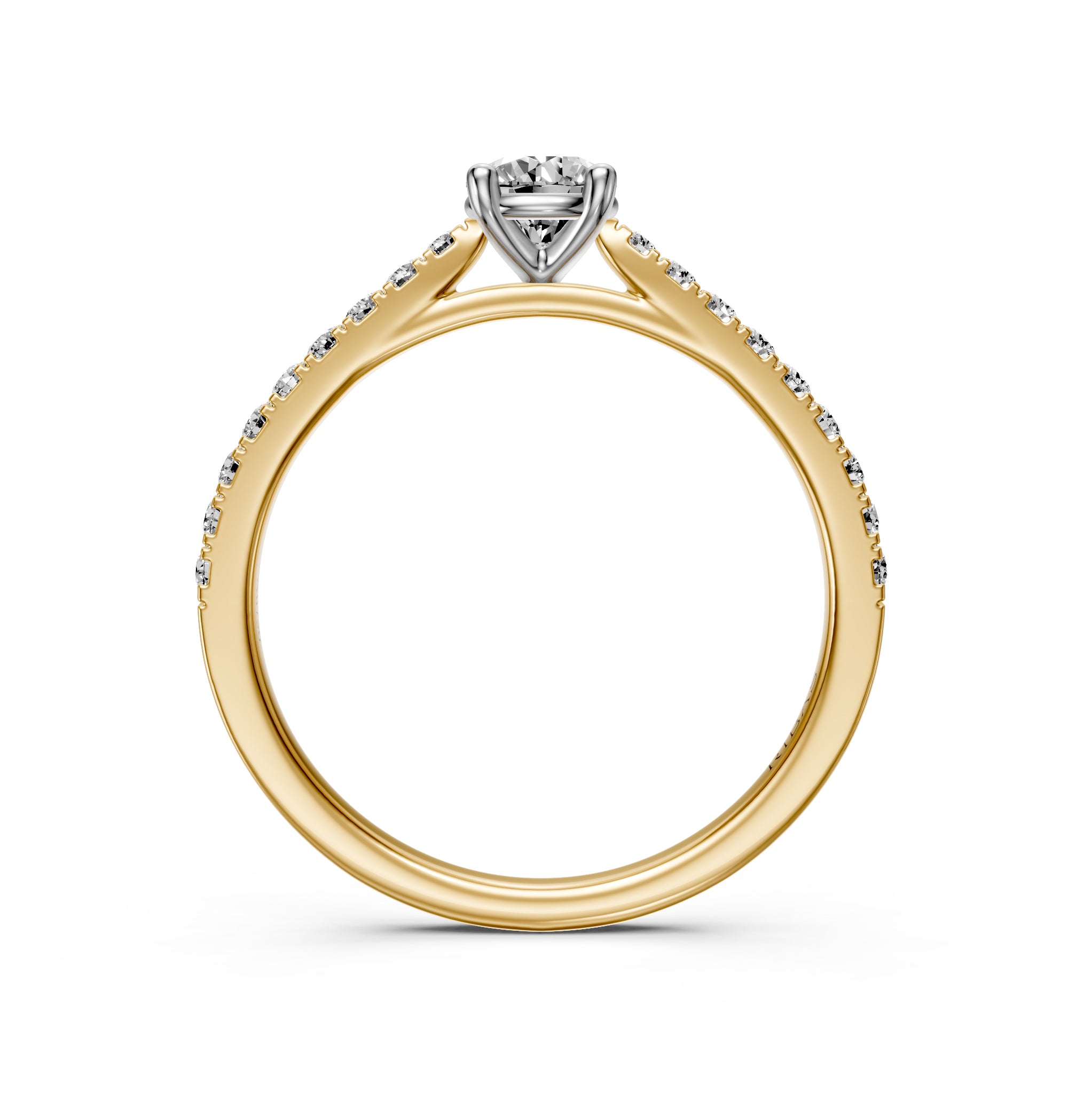 Diamond Ring in Yellow Gold