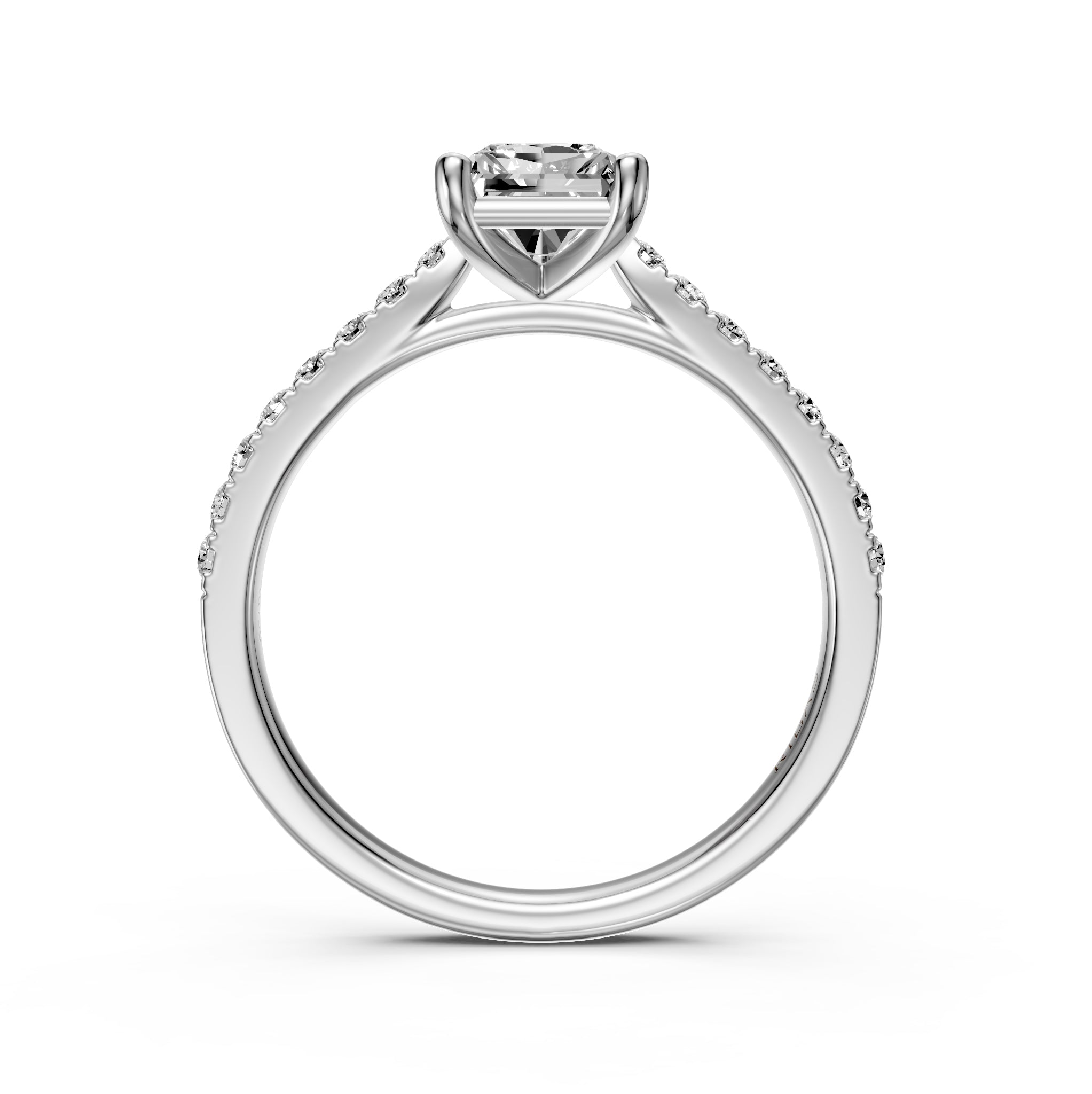 Diamond Ring in White Gold