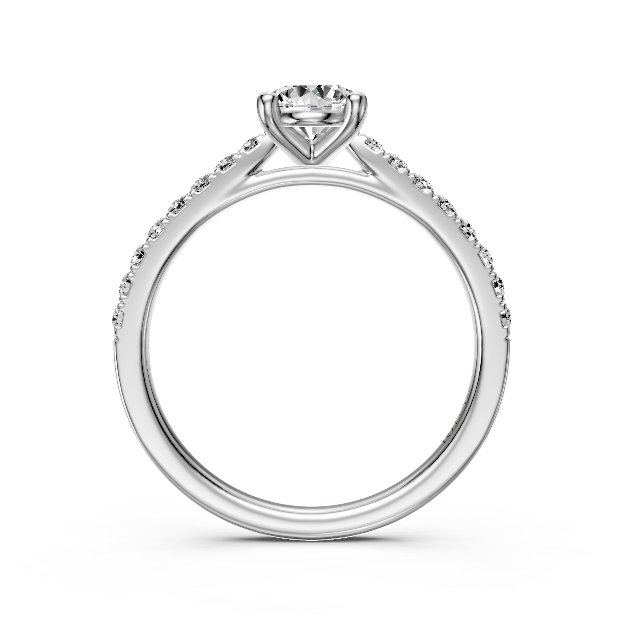 Diamond Ring in White Gold