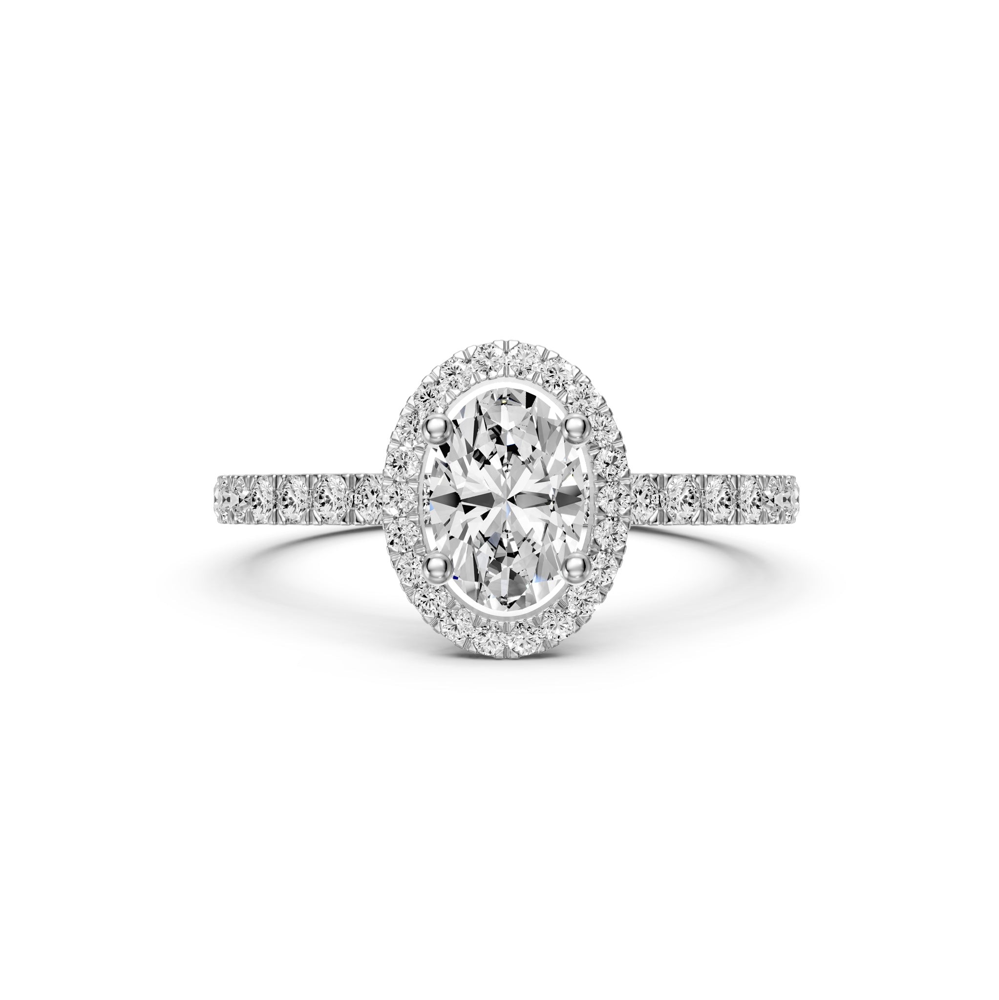 Diamond Ring in White Gold