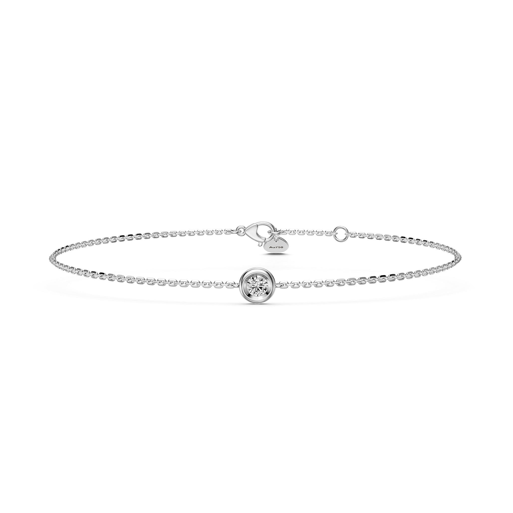 White Gold Bracelet with Diamond