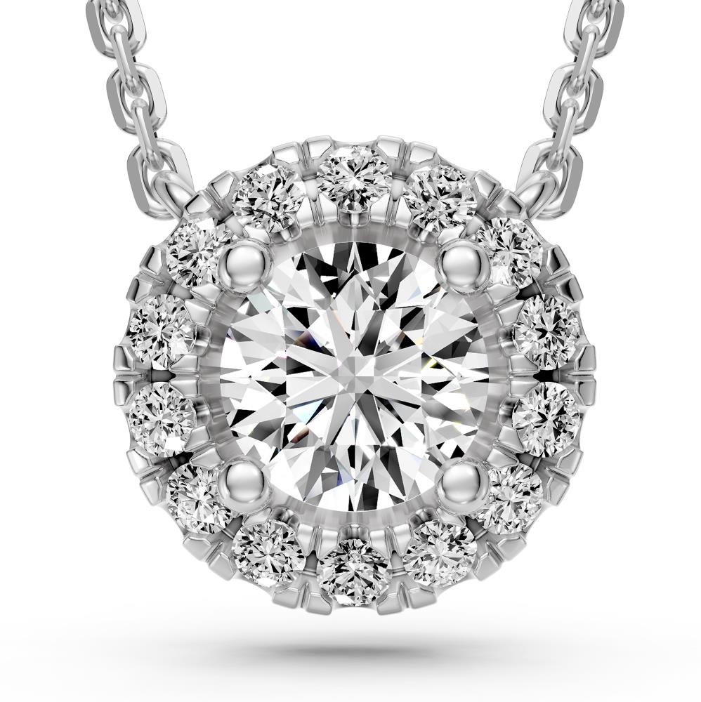 Diamond Necklace in White Gold