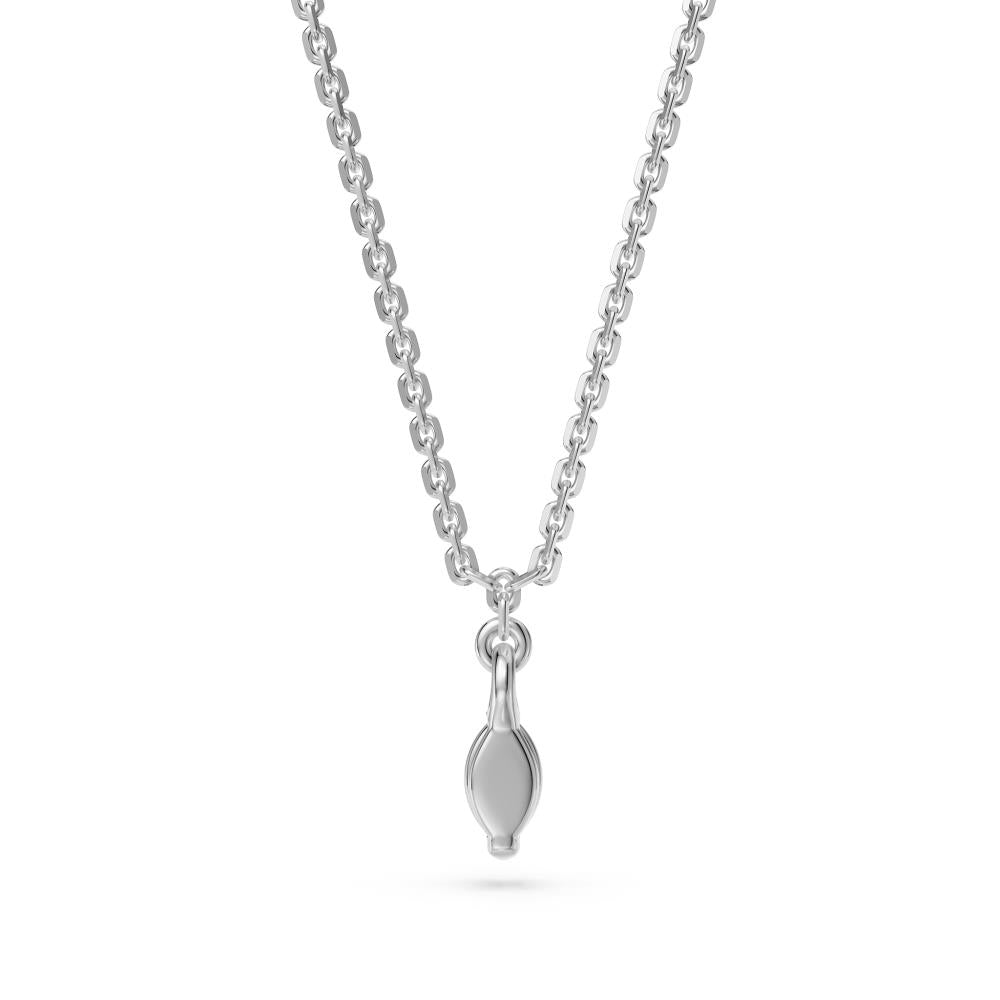 Diamond Necklace in White Gold