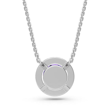 White Gold Necklace with Tanzanite Stone