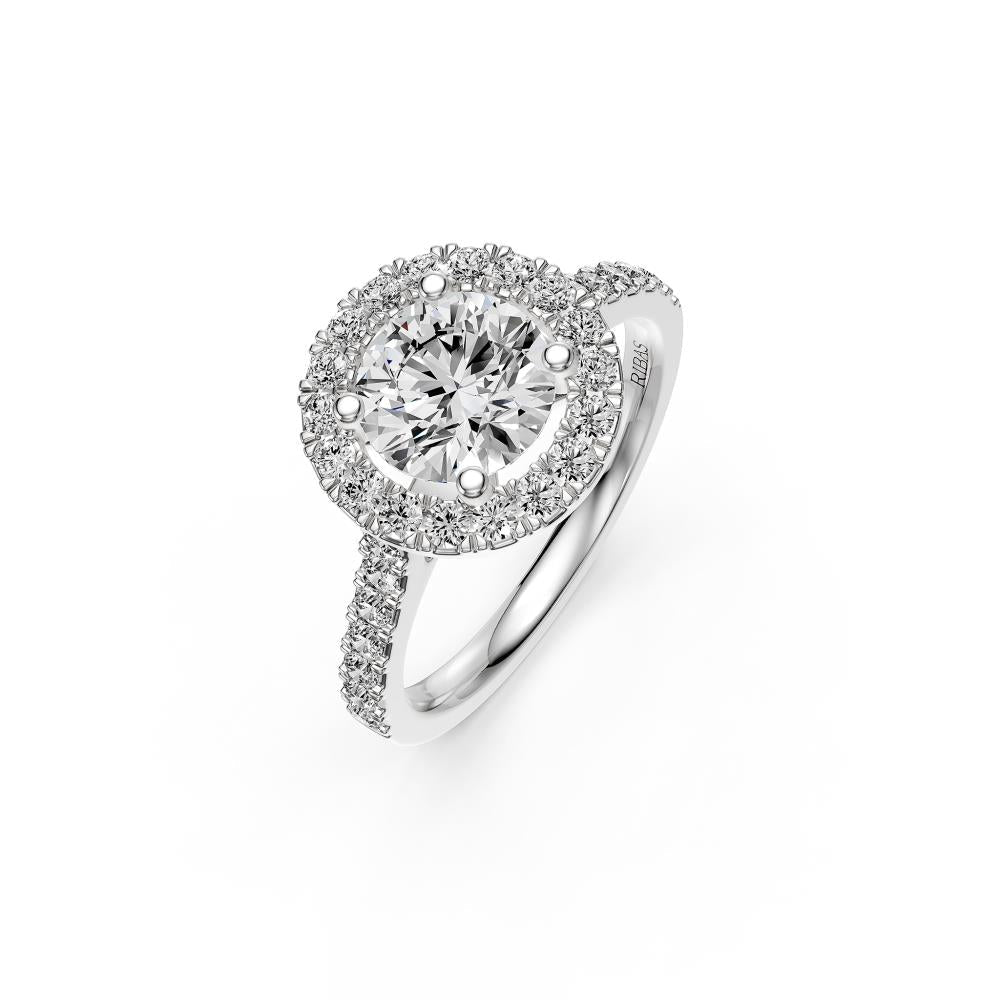 Diamond Ring in White Gold