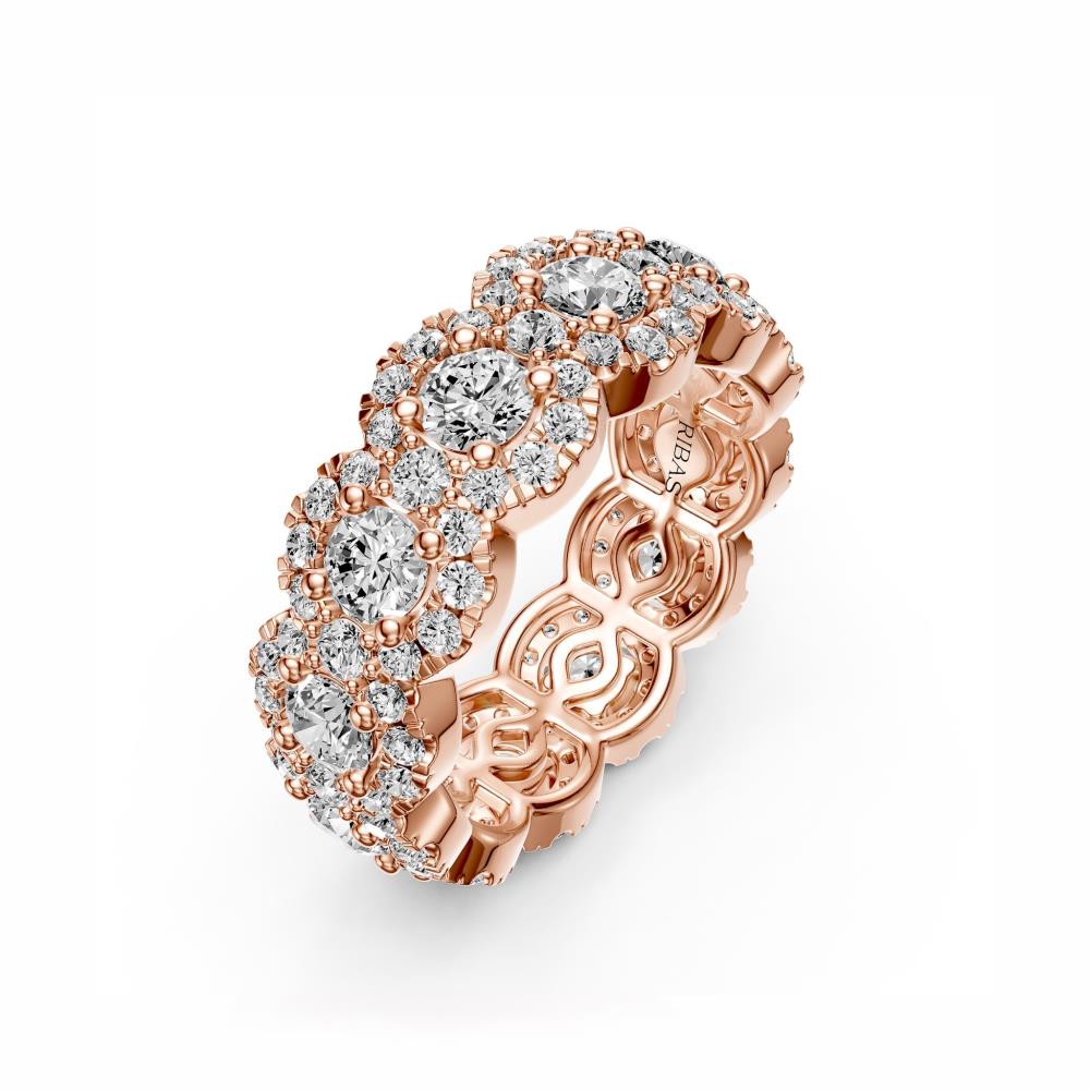 Diamond Ring in Rose Gold - Grand