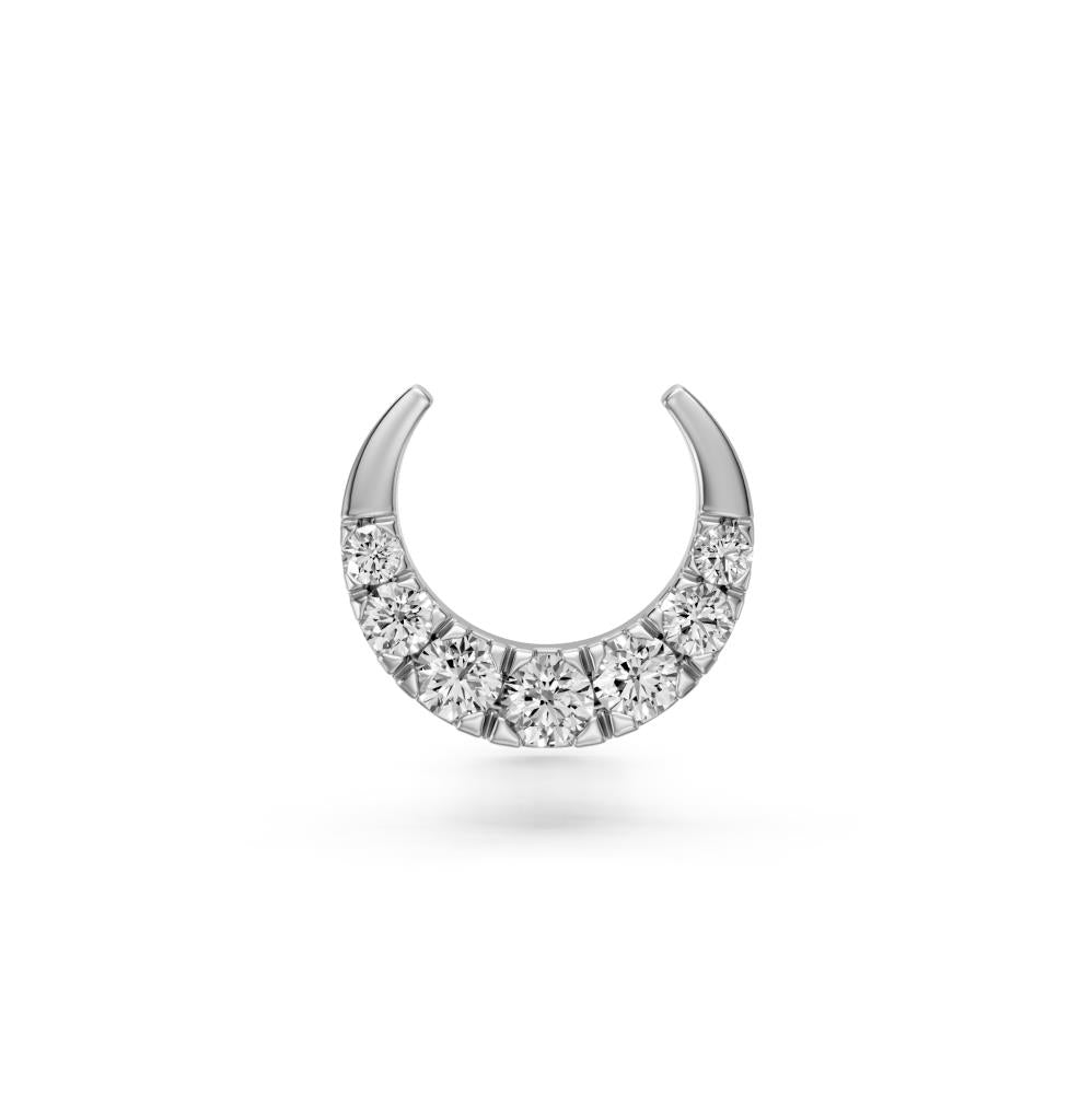 Diamond Piercing in White Gold