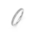 Diamond Band Ring in White Gold