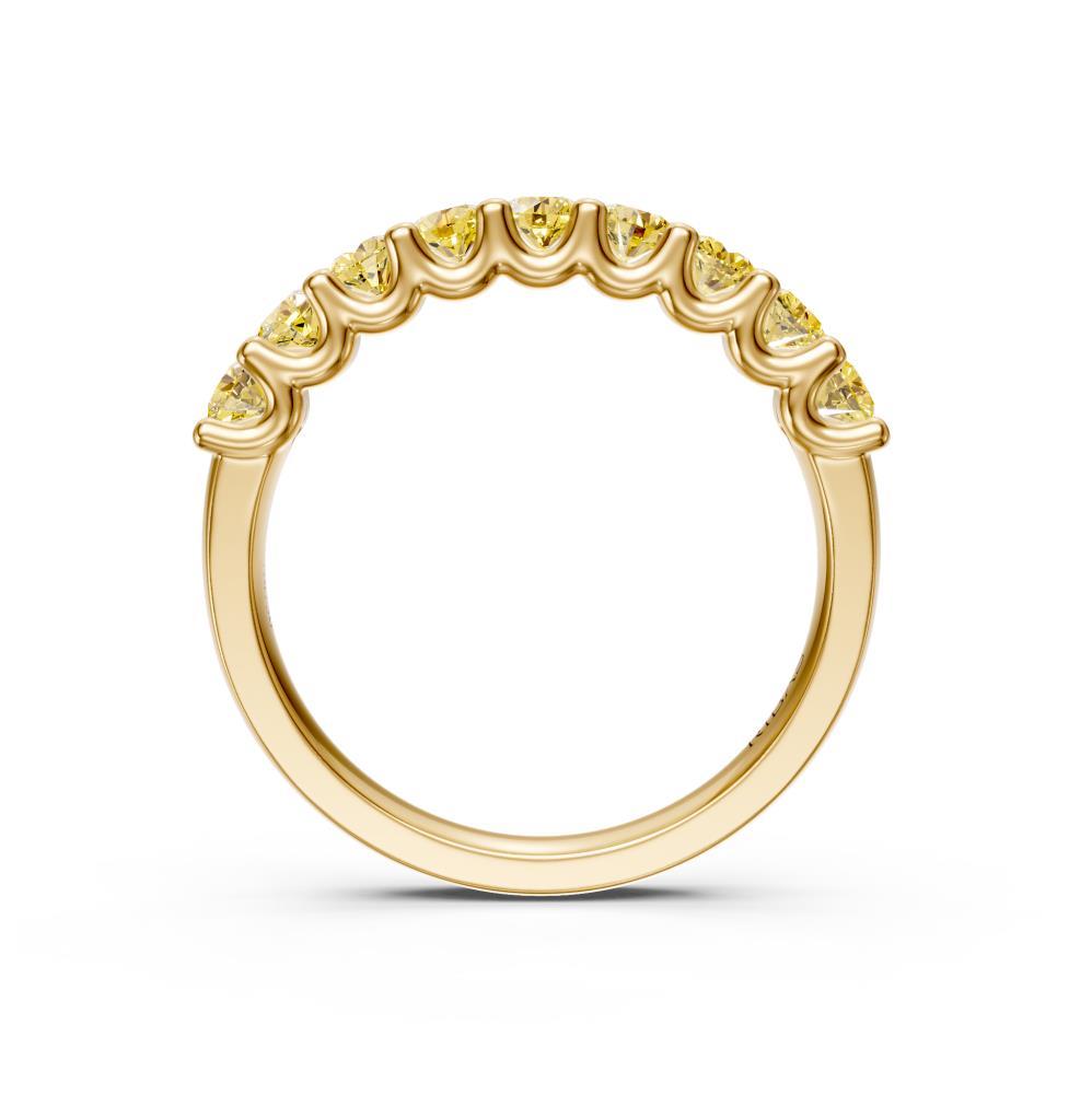 Yellow Sapphire Band Ring in Yellow Gold