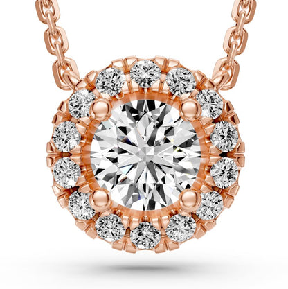 Diamond Necklace in Rose Gold