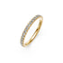 Diamond Band Ring in Yellow Gold