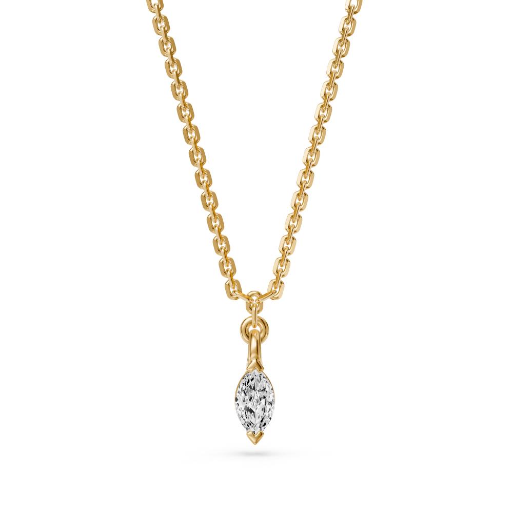 Diamond Necklace in Yellow Gold