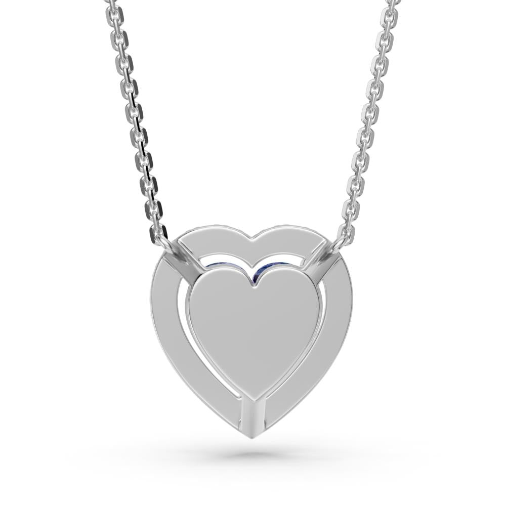 White Gold Necklace with Spinel Stone