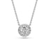 Diamond Necklace in White Gold
