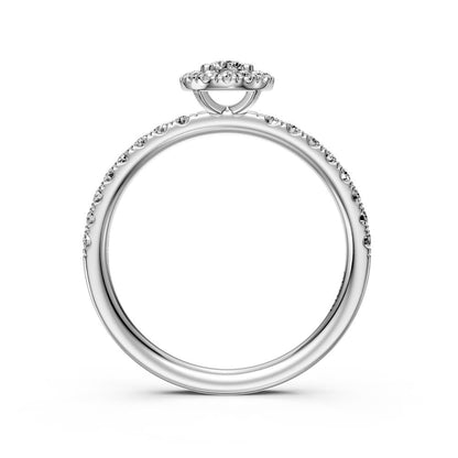 Diamond Ring in White Gold