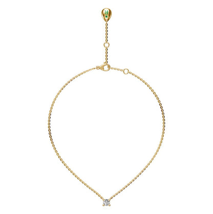 Diamond Necklace in Yellow Gold