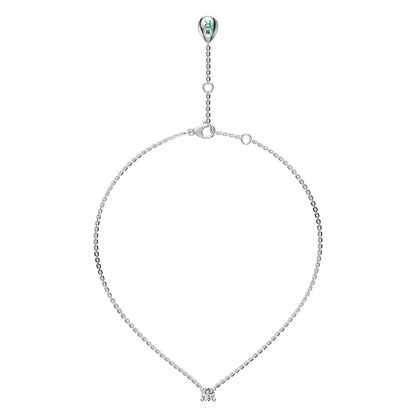 Diamond Necklace in White Gold