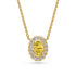 Yellow Gold Necklace with Yellow Sapphire