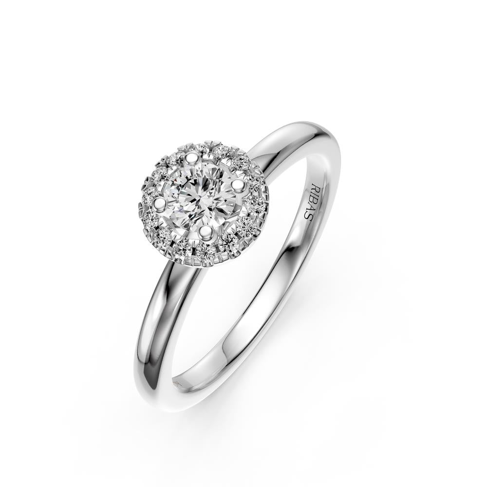 Diamond Ring in White Gold