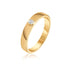Wedding Diamond Band Ring in Yellow Gold - Medium