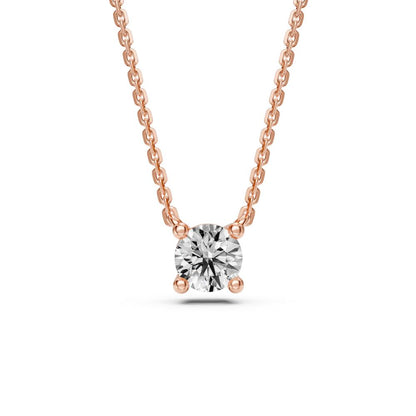 Diamond Necklace in Rose Gold