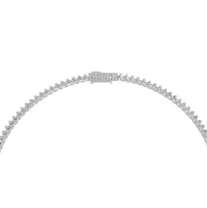 Diamond Necklace in White Gold