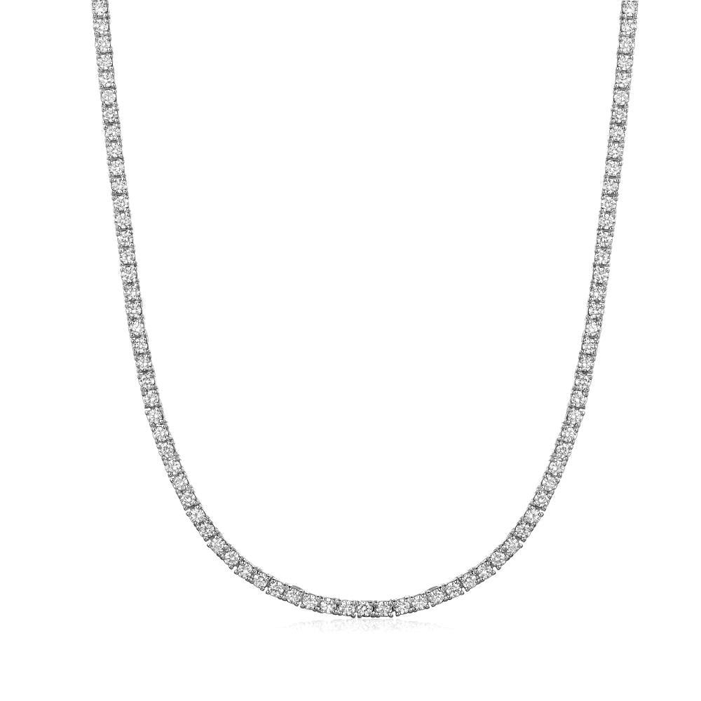 Diamond Necklace in White Gold
