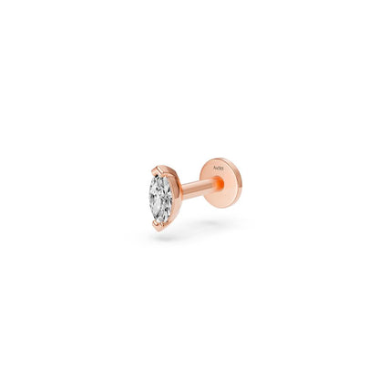 Diamond Piercing in Rose Gold