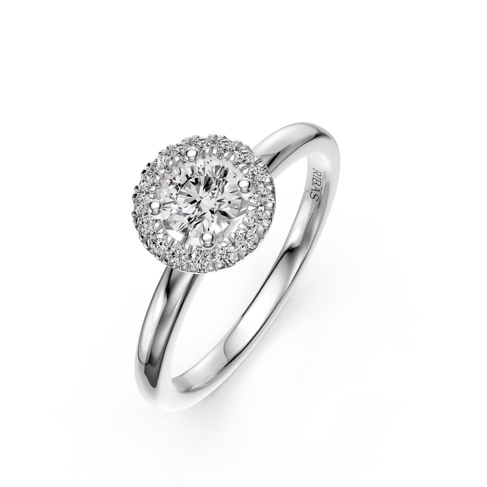 Diamond Ring in White Gold