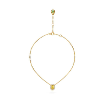 Yellow Gold Necklace with Yellow Sapphire
