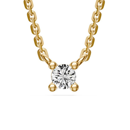 Diamond Necklace in Yellow Gold