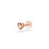 Heart Piercing in Rose Gold