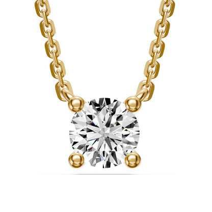 Diamond Necklace in Yellow Gold