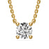 Diamond Necklace in Yellow Gold