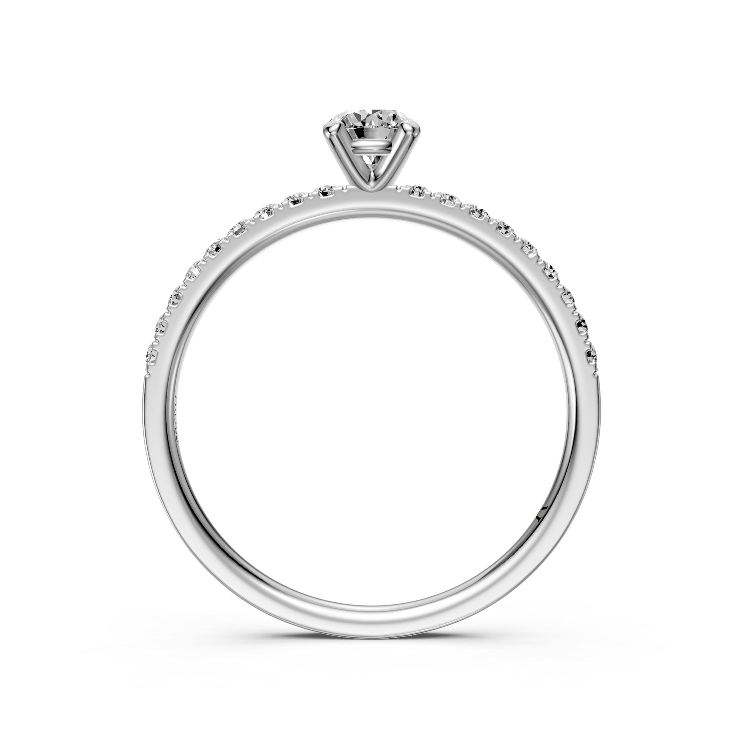 Diamond Ring in White Gold