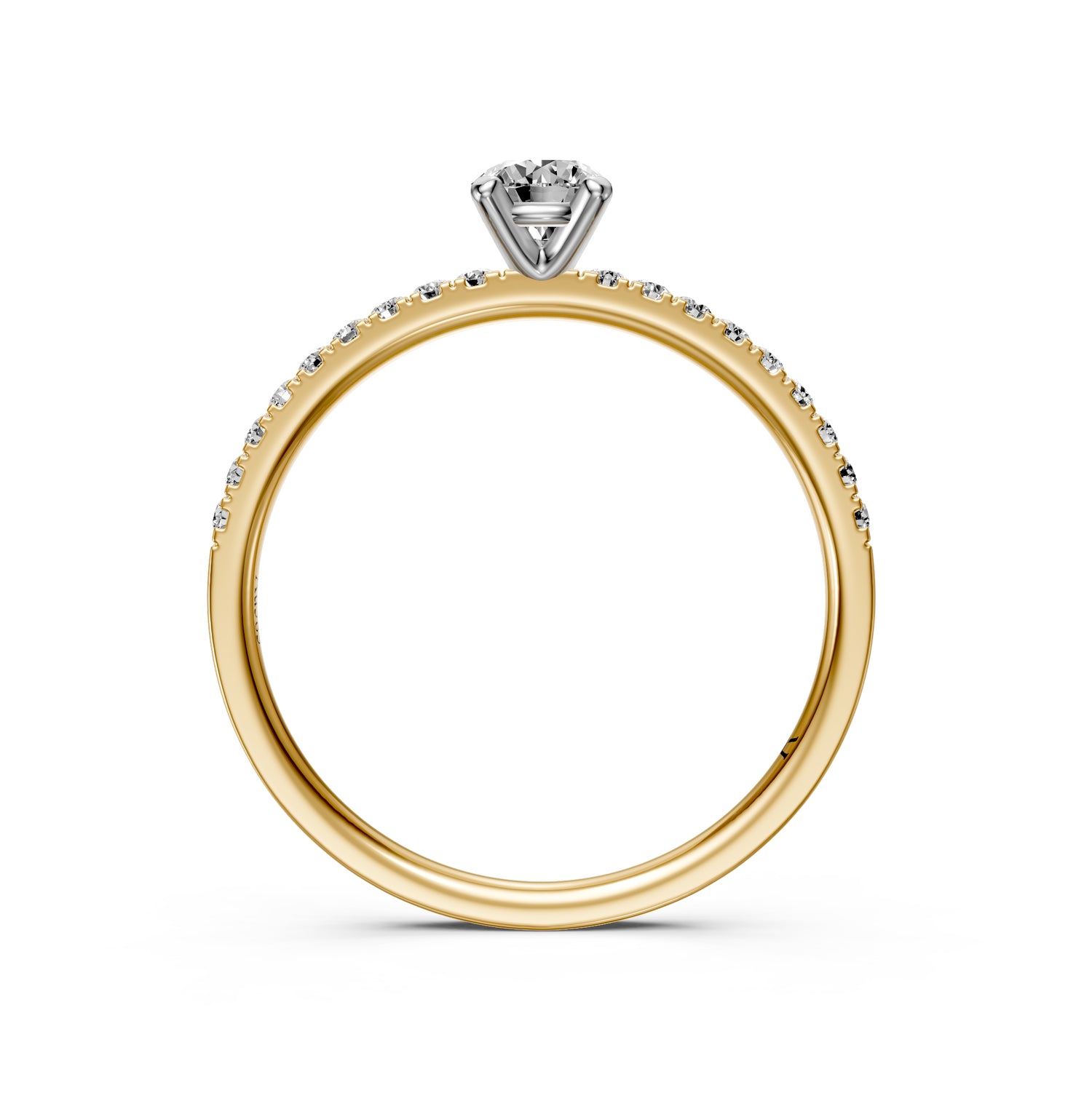 Diamond Ring in Yellow Gold