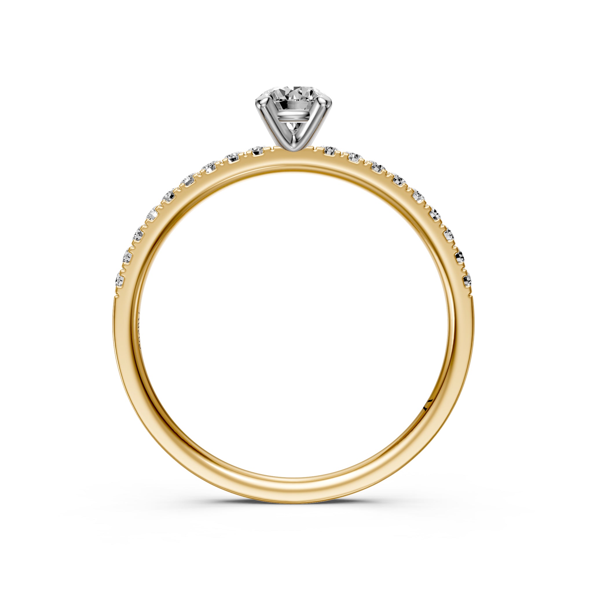 Diamond Ring in Yellow Gold