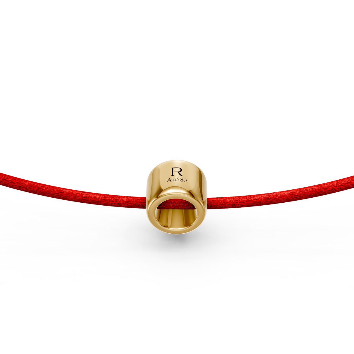 String bracelet with Diamond in Yellow Gold