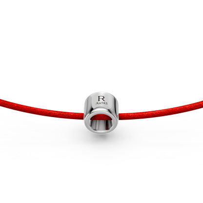 String bracelet with Diamond in White Gold