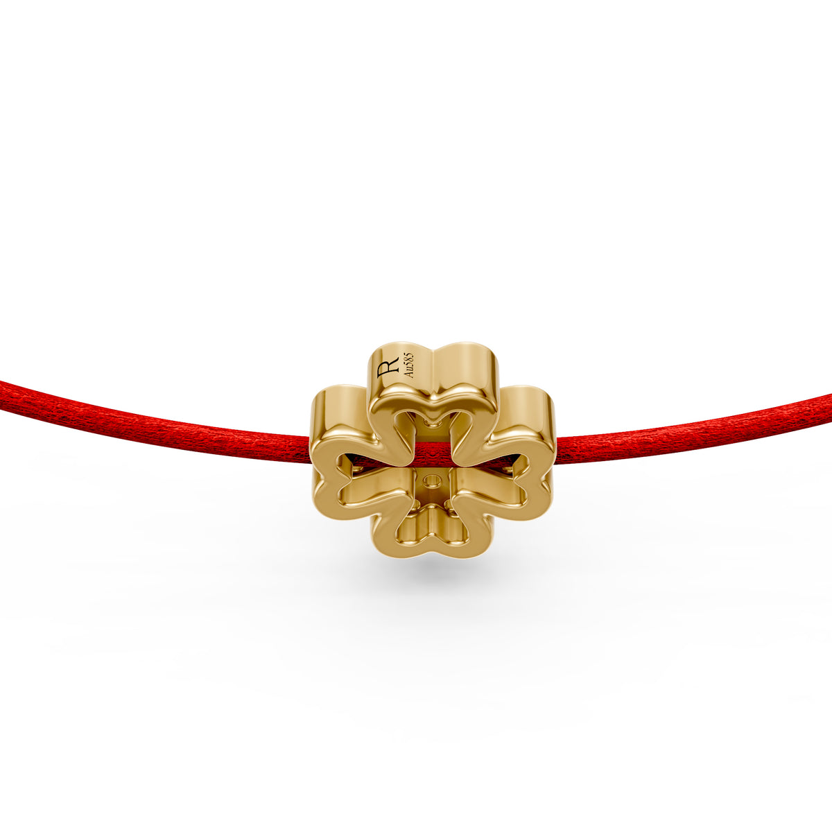 String bracelet with Diamond in Yellow Gold