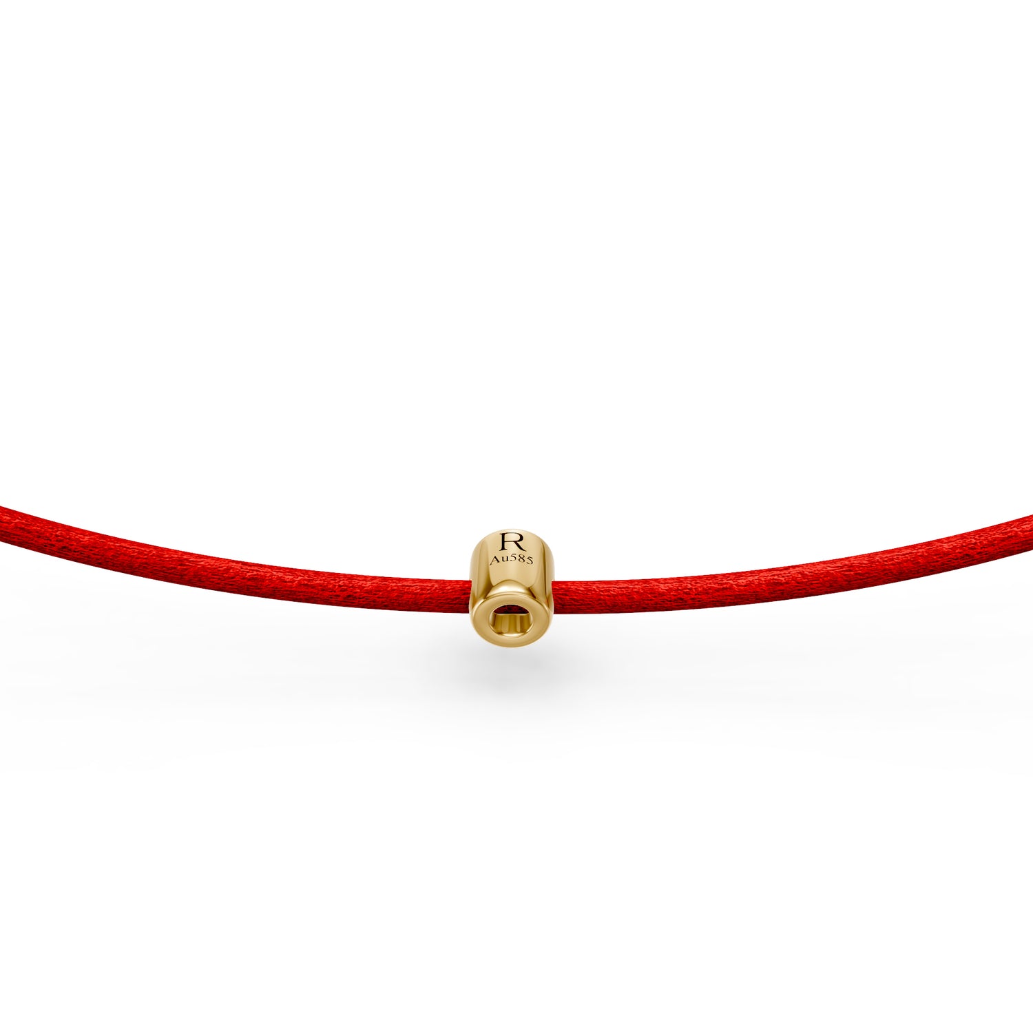 String Bracelet with Diamond in Yellow Gold